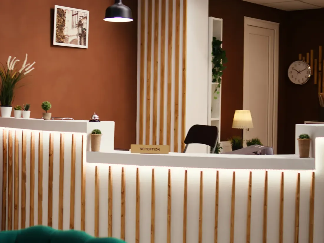 Recepção e sala de espera